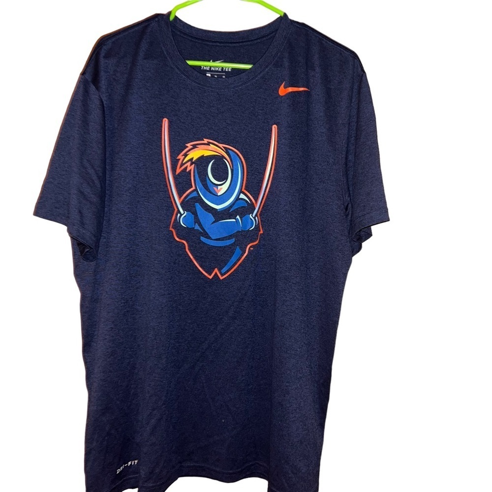 Men Nike university of Virginia Cavaliers uva performance tshirt football XL